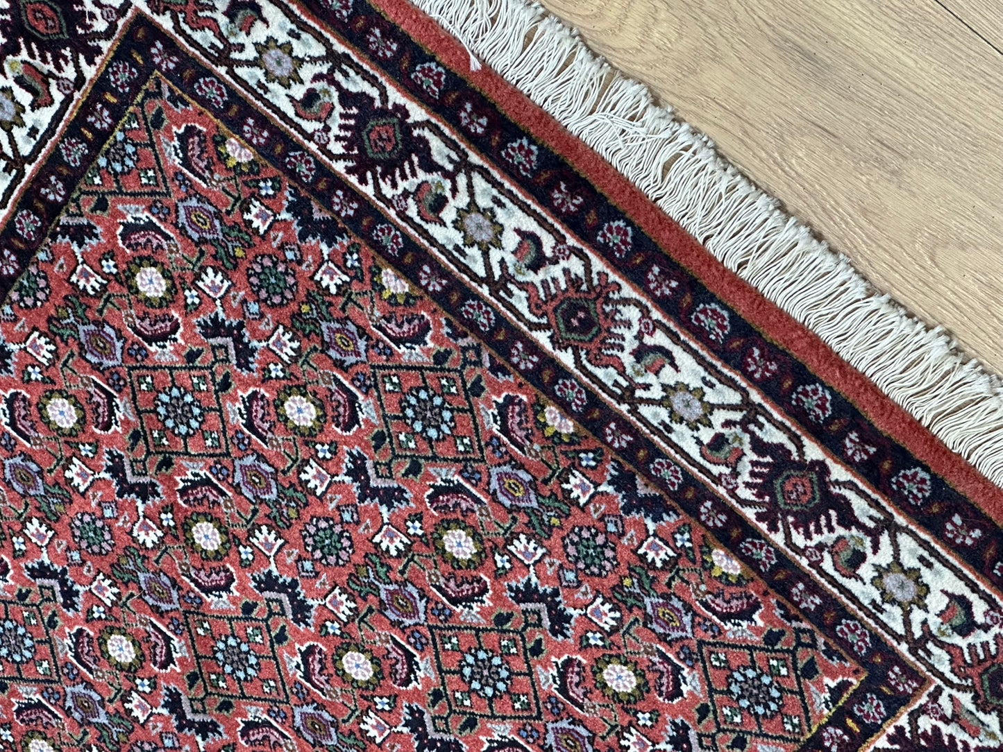 Orientteppich handgeknüpft Bidjar 136x86 cm