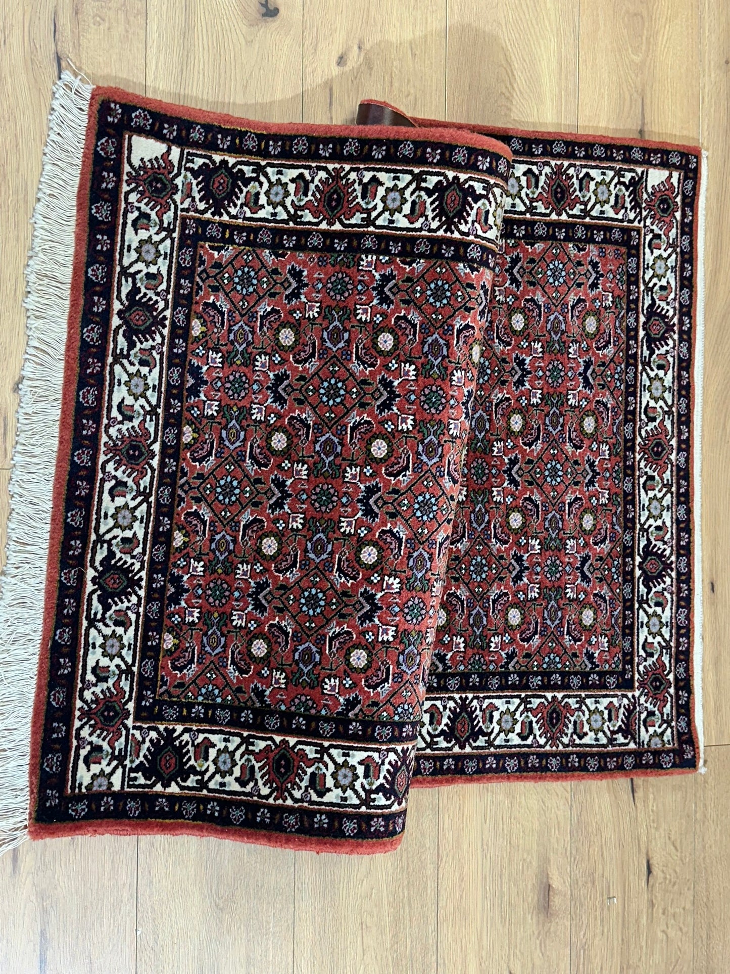Orientteppich handgeknüpft Bidjar 136x86 cm