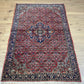 Orientteppich handgeknüpft Rosen Bidjar 174x118 cm