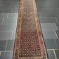 Orientteppich handgeknüpft Bidjar Läufer 400x76 cm