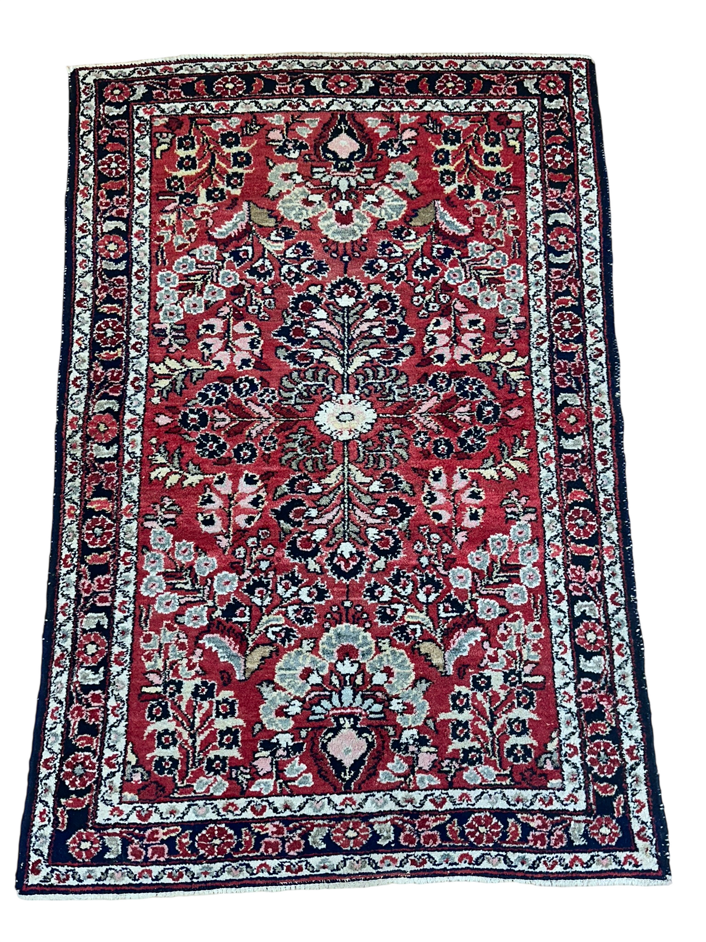 Orientteppich handgeknüpft Hamadan Sarough 153x100 cm