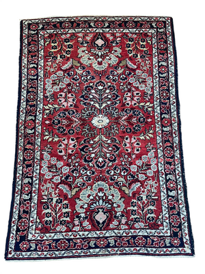 Orientteppich handgeknüpft Hamadan Sarough 153x100 cm