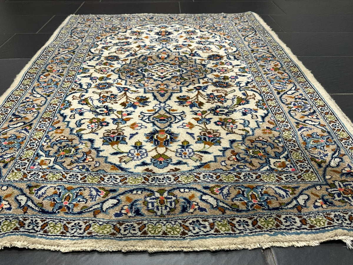 Orientteppich handgeknüpft Keschan Kork 150x105 cm