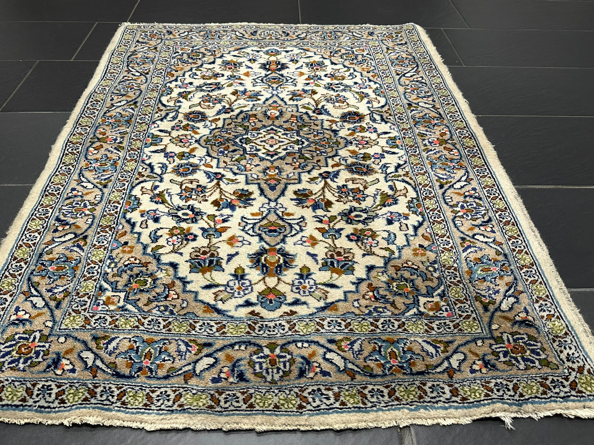 Orientteppich handgeknüpft Keschan Kork 150x105 cm