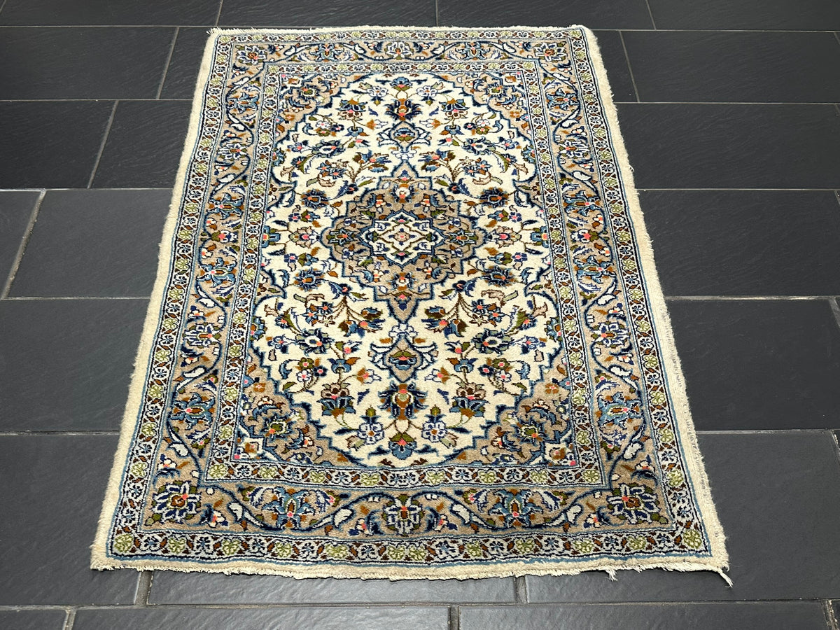 Orientteppich handgeknüpft Keschan Kork 150x105 cm
