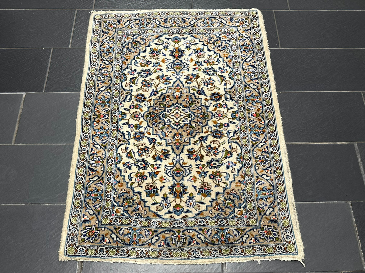 Orientteppich handgeknüpft Keschan Kork 150x105 cm