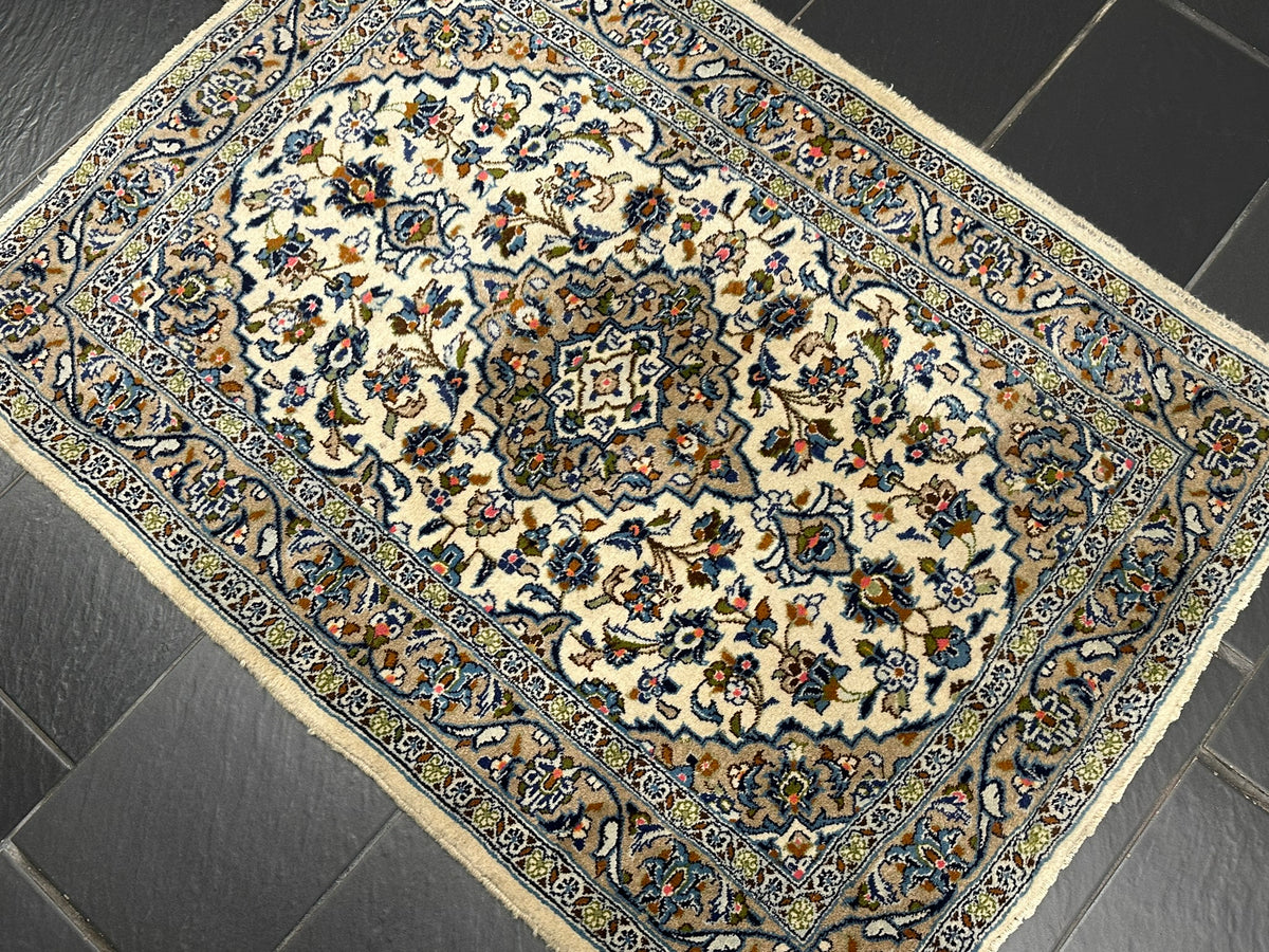 Orientteppich handgeknüpft Keschan Kork 150x105 cm