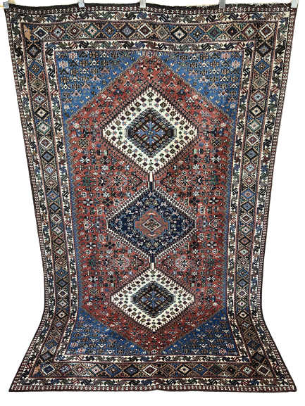 Handgeknüpfter Perser Orientteppich Gaschgai Normaden Teppich 150X250cm