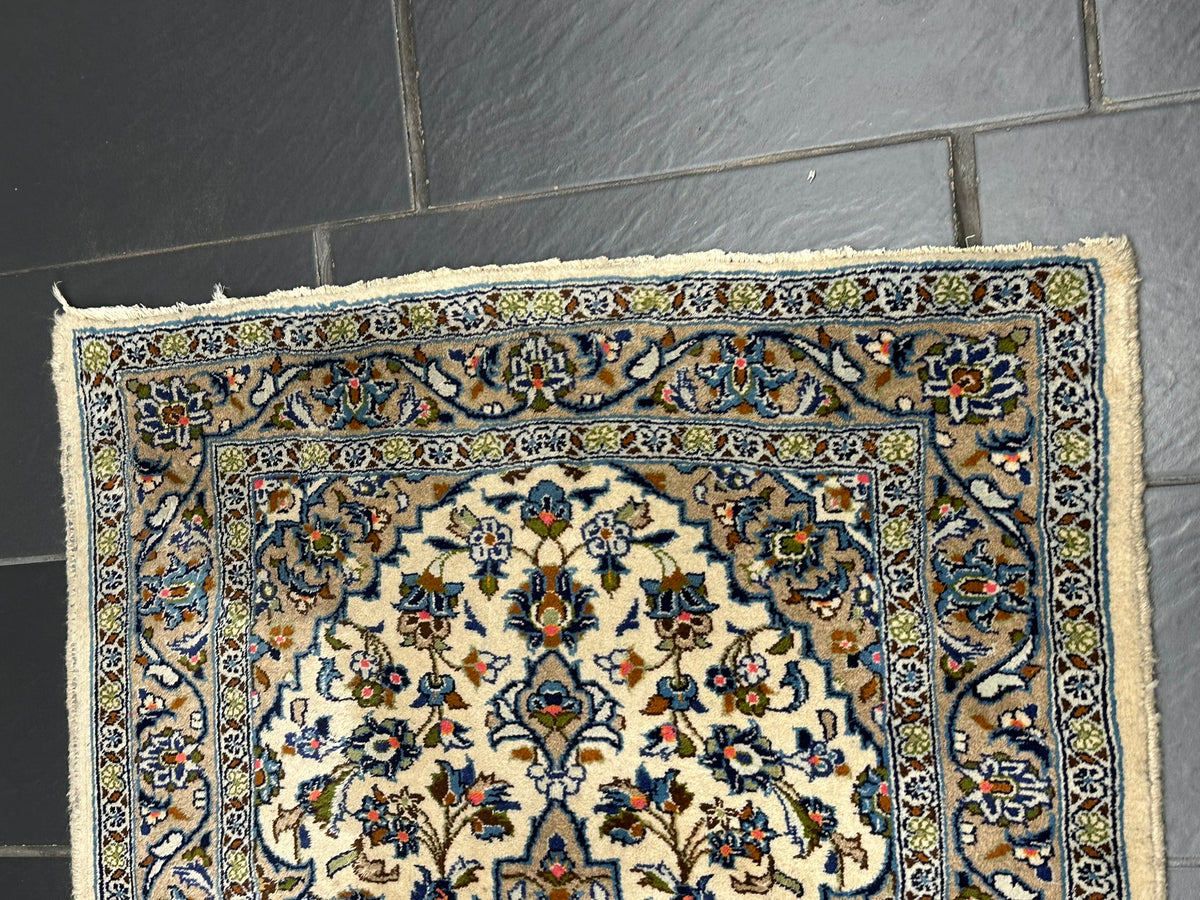 Orientteppich handgeknüpft Keschan Kork 150x105 cm