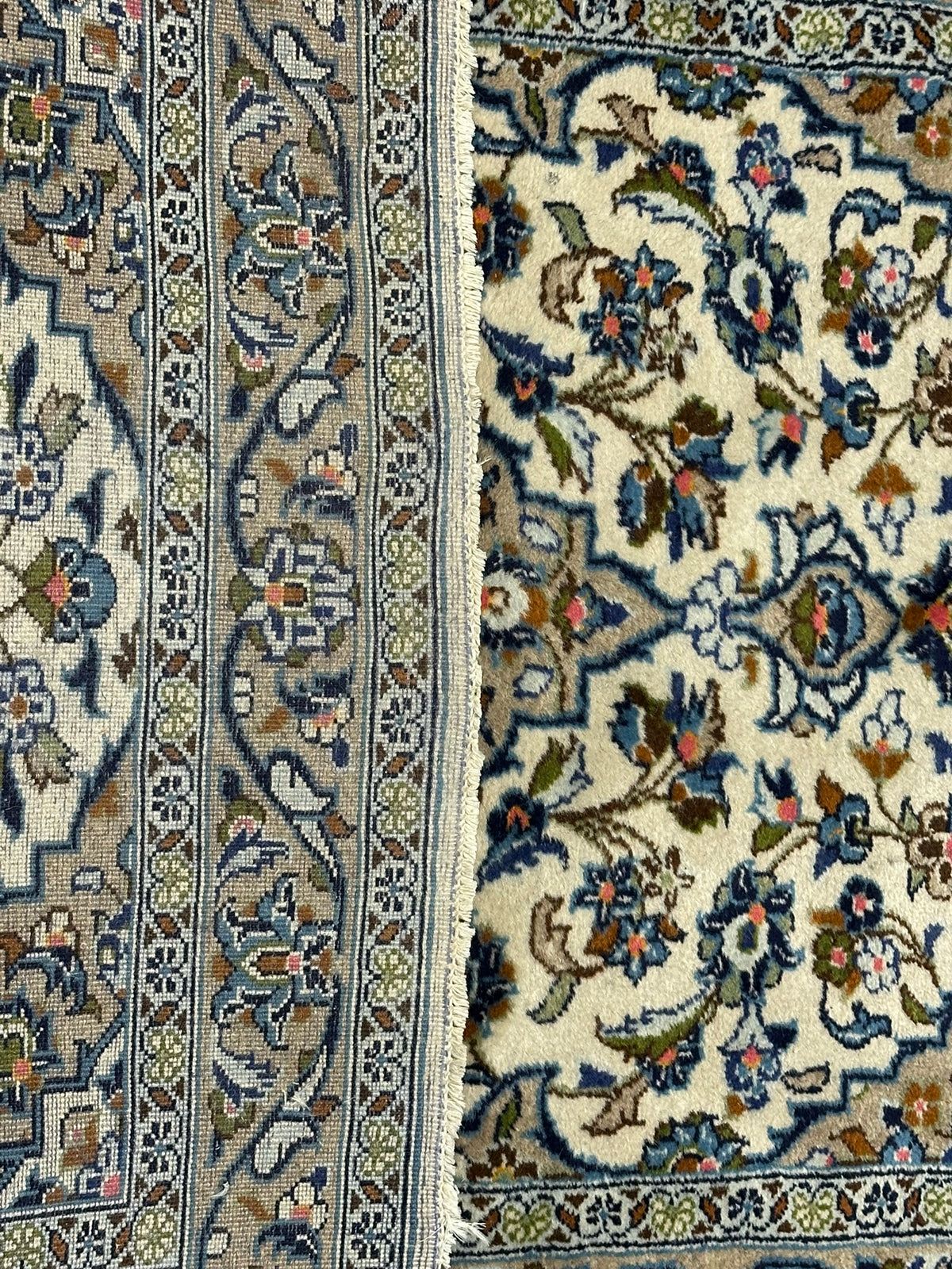 Orientteppich handgeknüpft Keschan Kork 150x105 cm