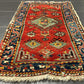 Antiker Orientteppich handgeknüpft  Türkei Kazak Naturfarben 100x52 cm
