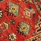 Antiker Orientteppich handgeknüpft  Türkei Kazak Naturfarben 100x52 cm