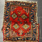 Antiker Orientteppich handgeknüpft  Türkei Kazak Naturfarben 100x52 cm