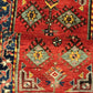 Antiker Orientteppich handgeknüpft  Türkei Kazak Naturfarben 100x52 cm