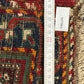 Antiker Orientteppich handgeknüpft  Türkei Kazak Naturfarben 100x52 cm