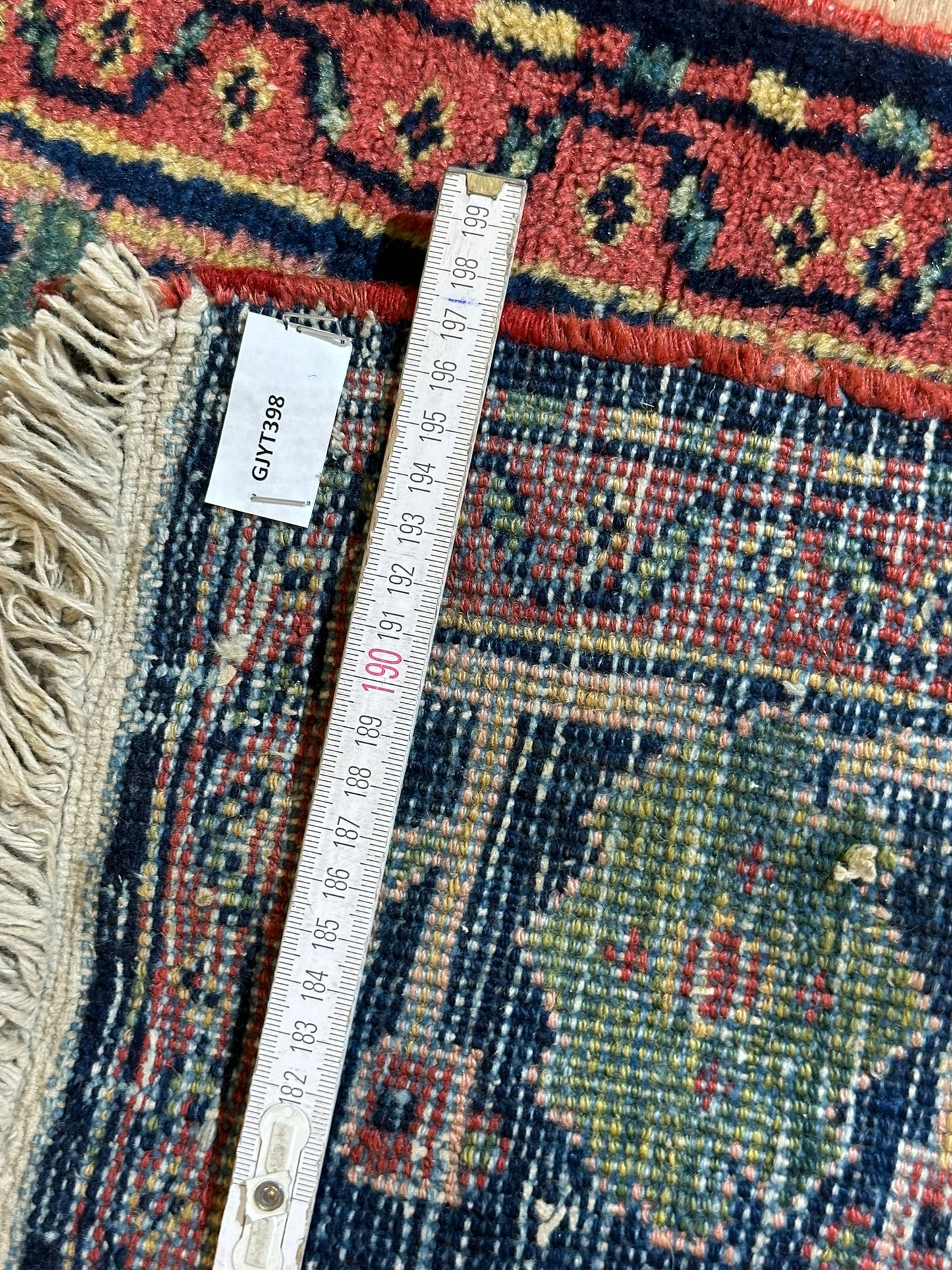 Orientteppich handgeknüpft Malayer Läufer 323x100 cm