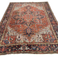 Orientteppich handgeknüpft Heriz selten naturfarben 370x270 cm