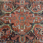 Orientteppich handgeknüpft Heriz selten naturfarben 370x270 cm
