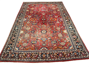 Orientteppich handgeknüpft Sarough Mahal 400x275 cm
