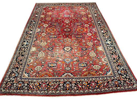 Orientteppich handgeknüpft Sarough Mahal 400x275 cm