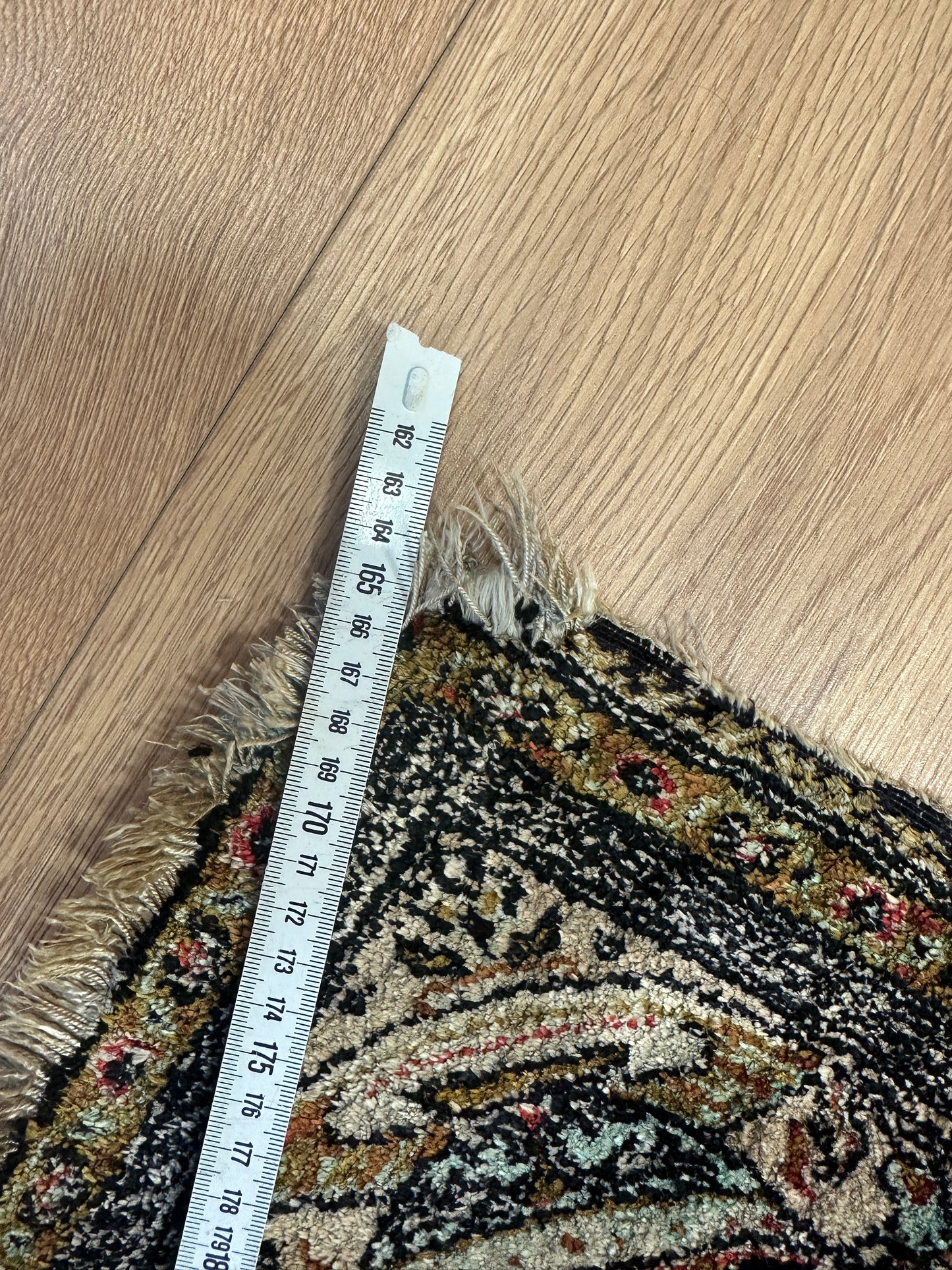 Handgeknüpfter Perser Orientteppich - Feiner Seiden Ghom Seidenteppich 155x105cm