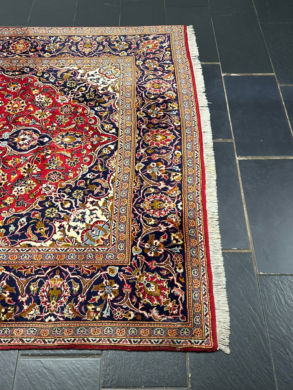 Orientteppich handgeknüpft Keschan 335x200 cm