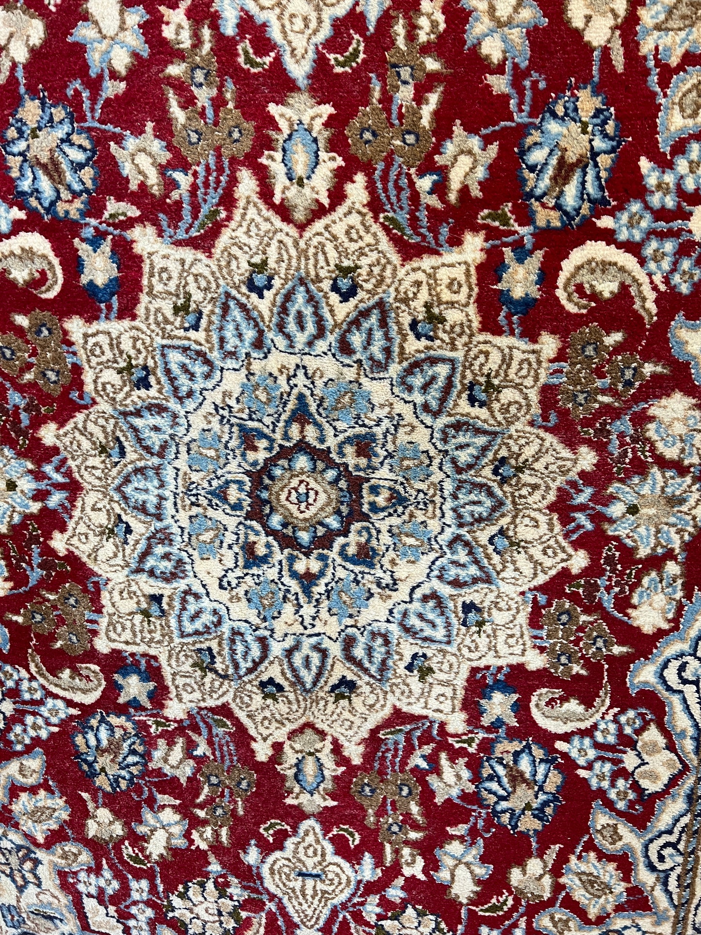 Handgeknüpfter Perser Orientteppich - Nain mit Seide - 150x88 cm