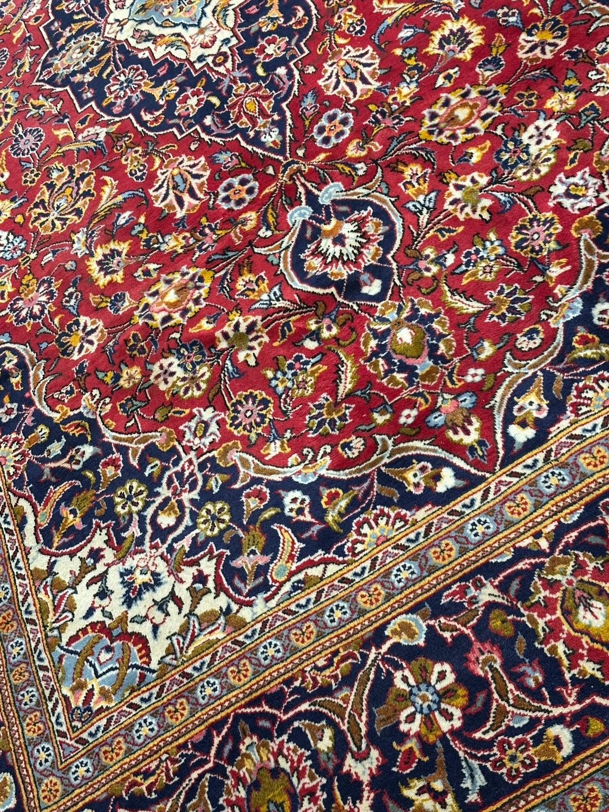 Orientteppich handgeknüpft Keschan 335x200 cm