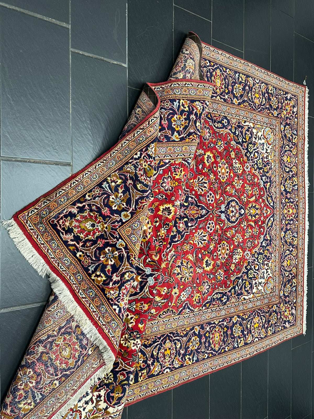 Orientteppich handgeknüpft Keschan 335x200 cm