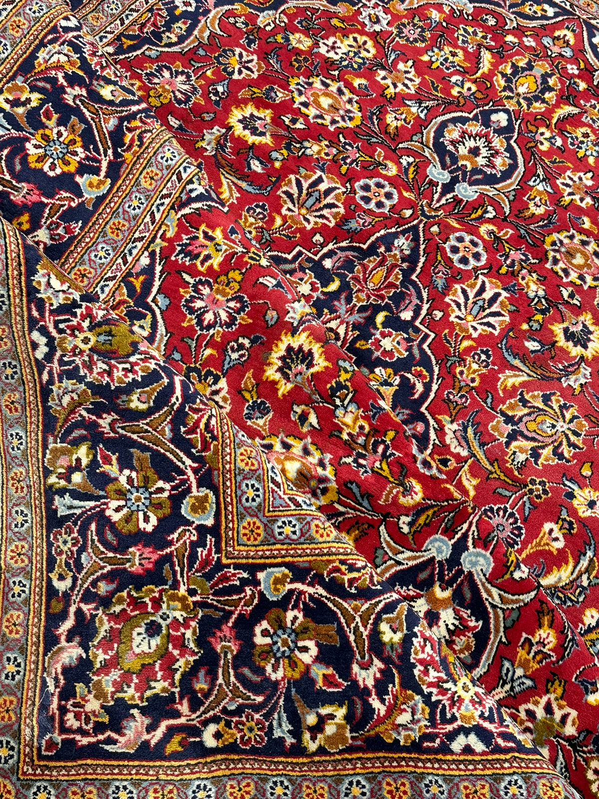 Orientteppich handgeknüpft Keschan 335x200 cm