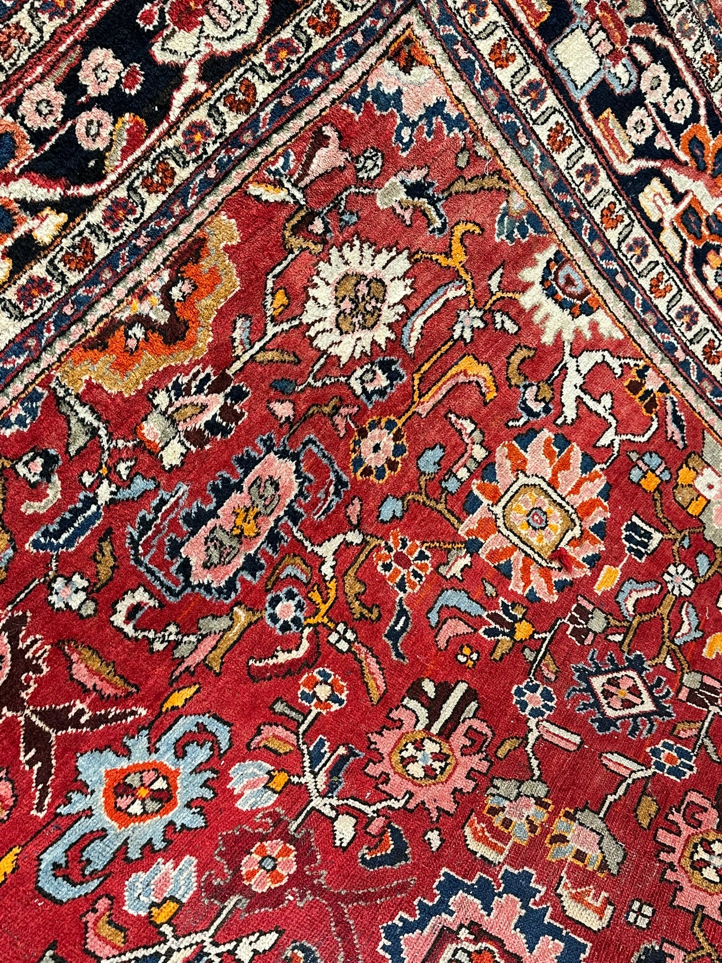 Orientteppich handgeknüpft Sarough Mahal 400x275 cm