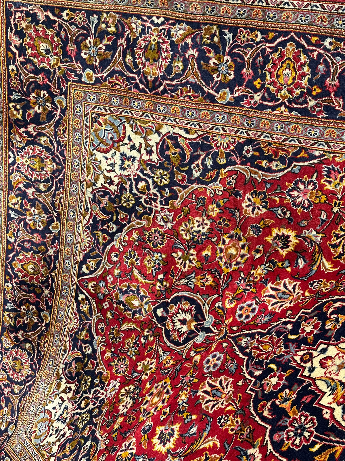 Orientteppich handgeknüpft Keschan 335x200 cm