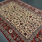 Semi AntikOrientteppich handgeknüpft Isfahan naturfarben 400x275 cm