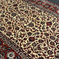 Semi AntikOrientteppich handgeknüpft Isfahan naturfarben 400x275 cm