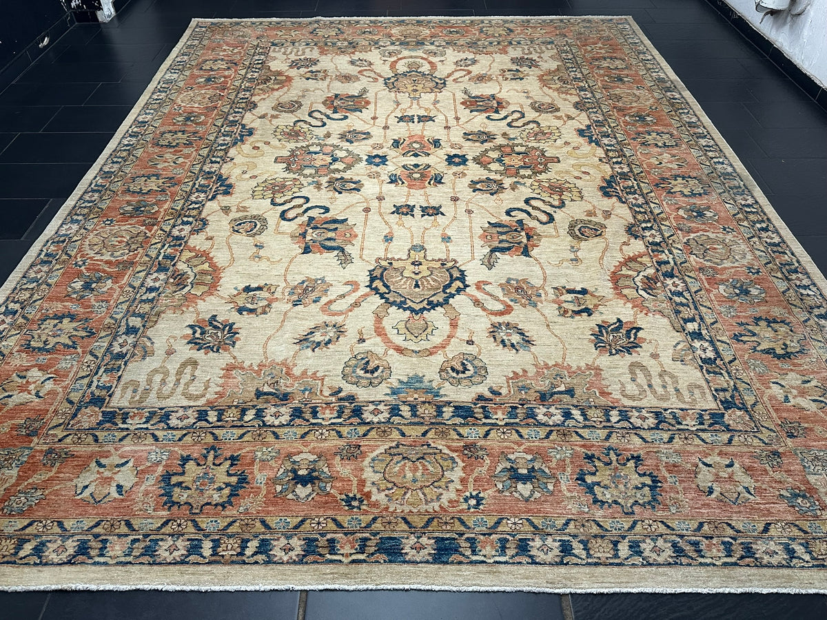Orientteppich handgeknüpft Pakistan Ziegler 400x305 cm