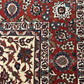 Semi AntikOrientteppich handgeknüpft Isfahan naturfarben 400x275 cm