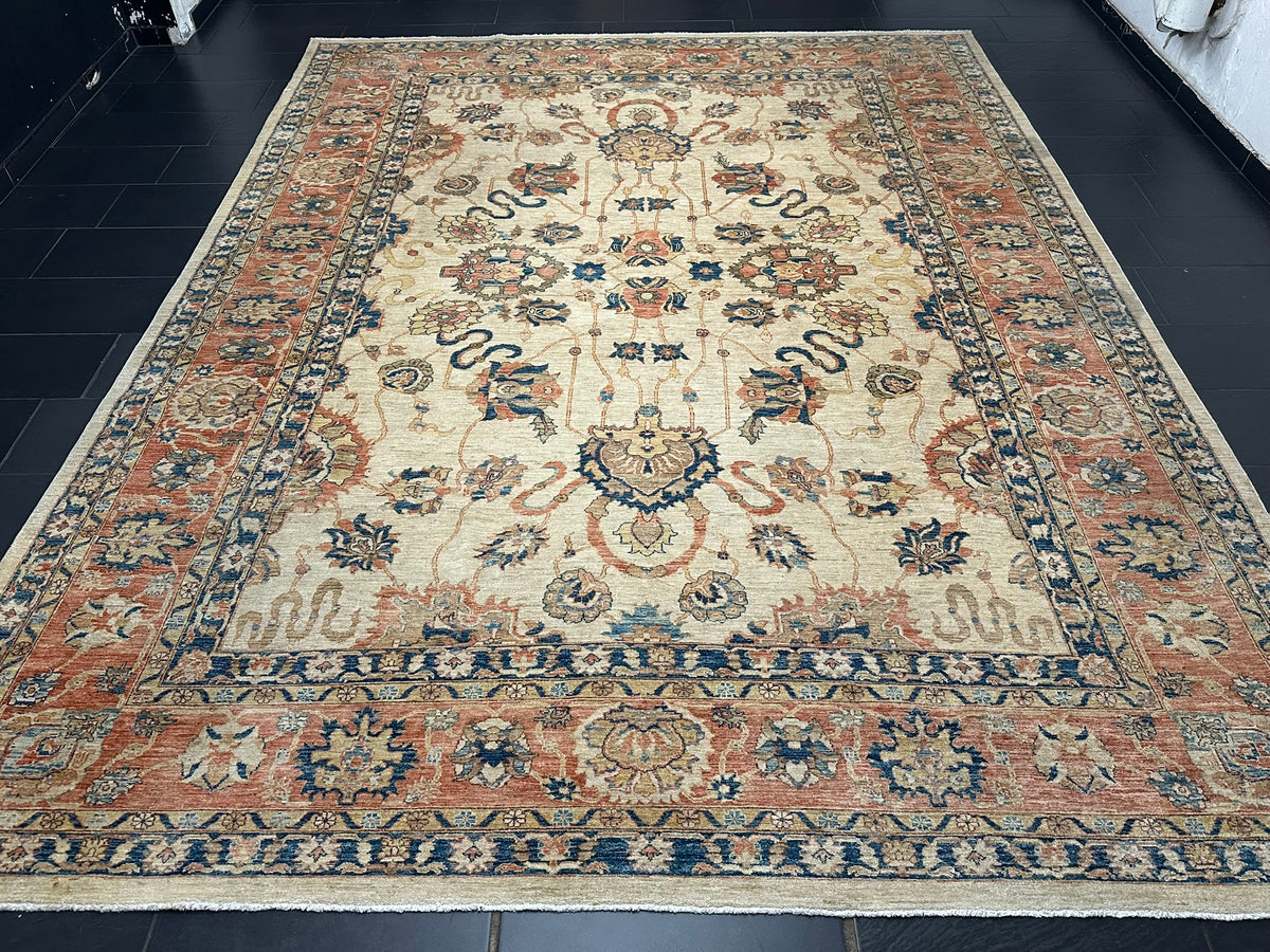 Orientteppich handgeknüpft Pakistan Ziegler 400x305 cm