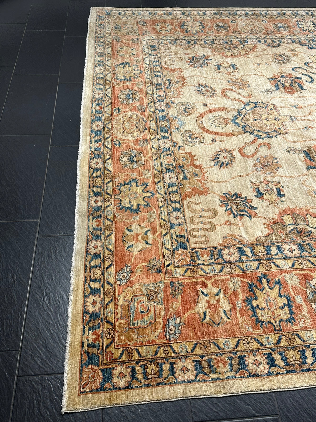 Orientteppich handgeknüpft Pakistan Ziegler 400x305 cm