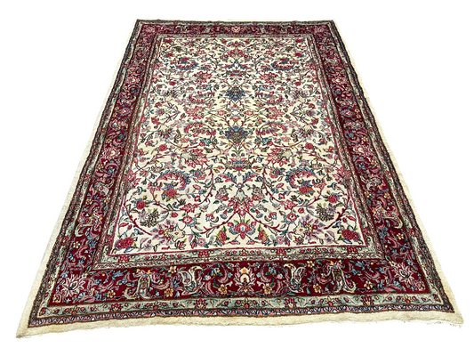 Orientteppich handgeknüpft Lawer Kirman 323x210 cm
