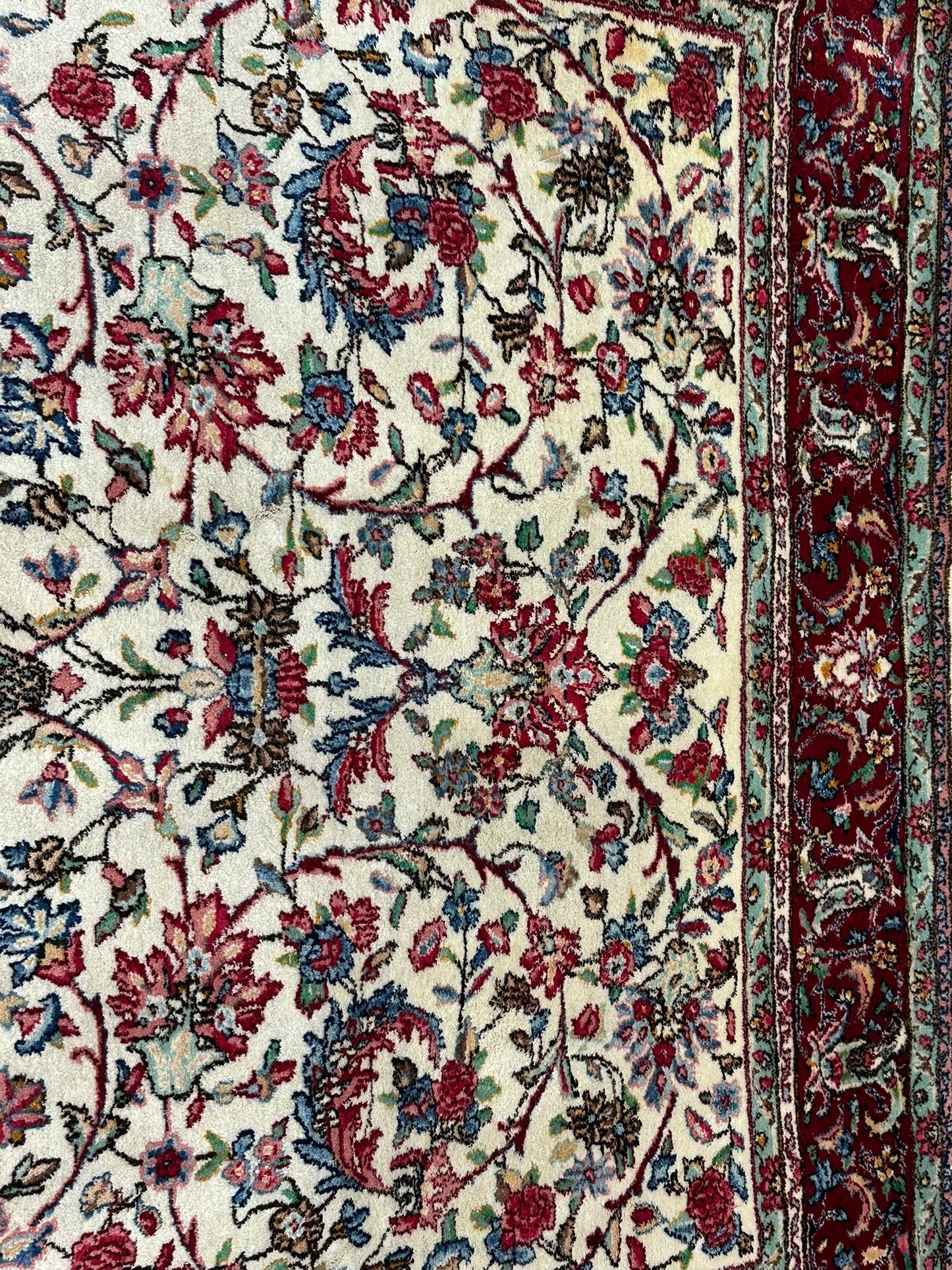 Orientteppich handgeknüpft Lawer Kirman 323x210 cm