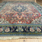 Orientteppich handgeknüpft Ghom Korkwolle fein 210x147 cm
