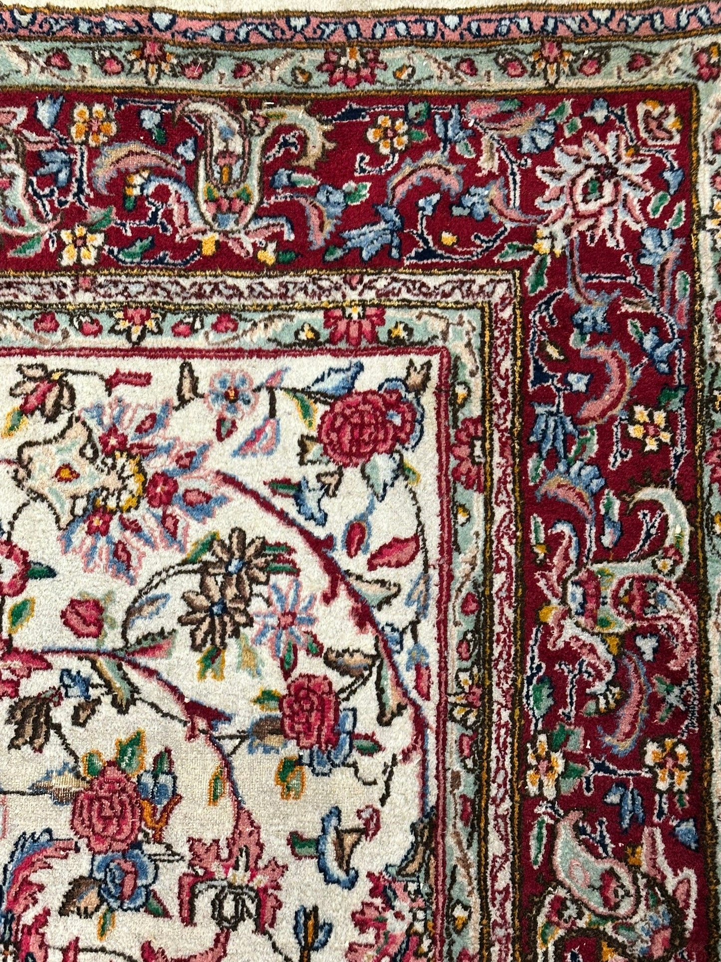 Orientteppich handgeknüpft Lawer Kirman 323x210 cm