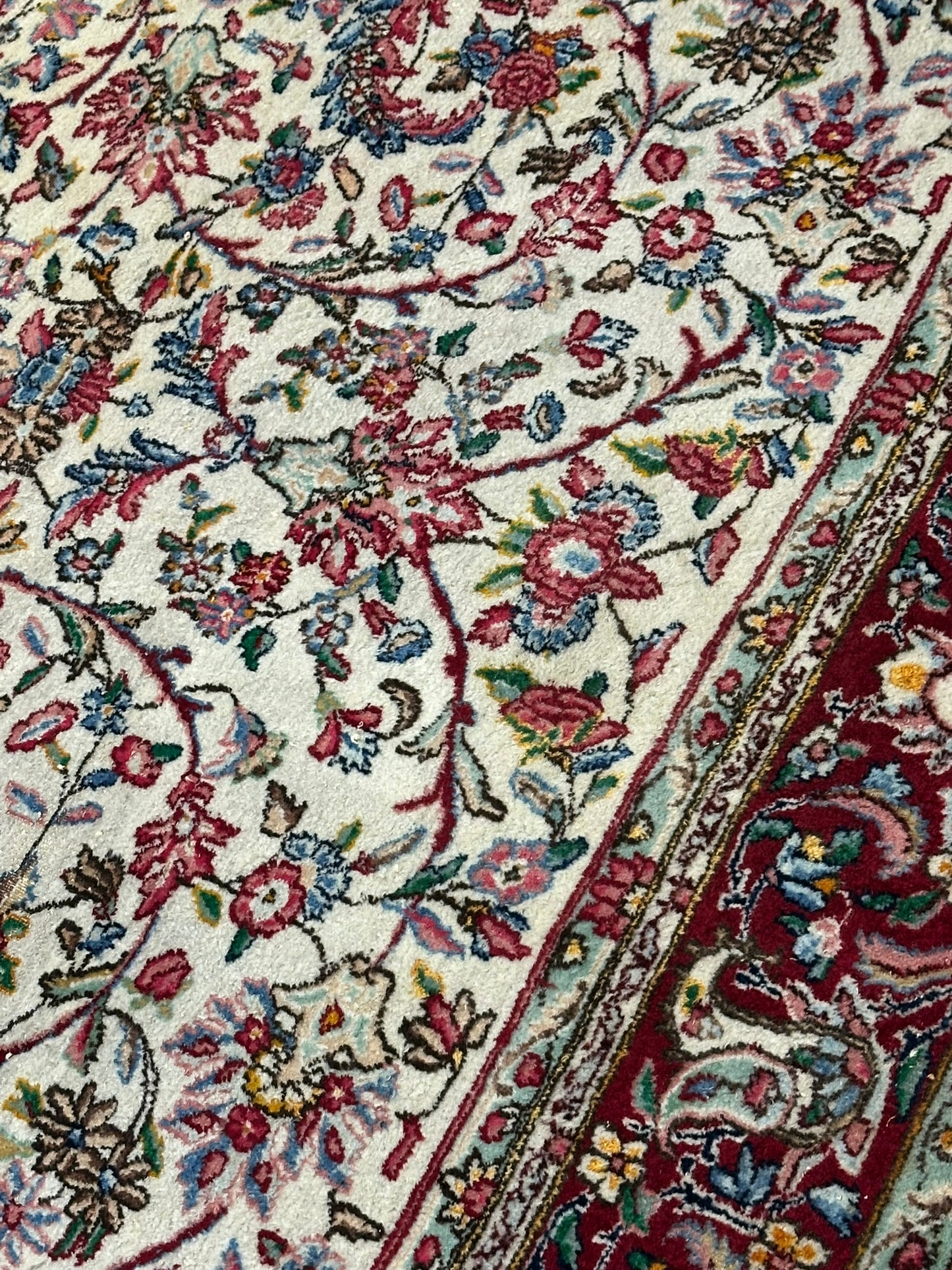 Orientteppich handgeknüpft Lawer Kirman 323x210 cm