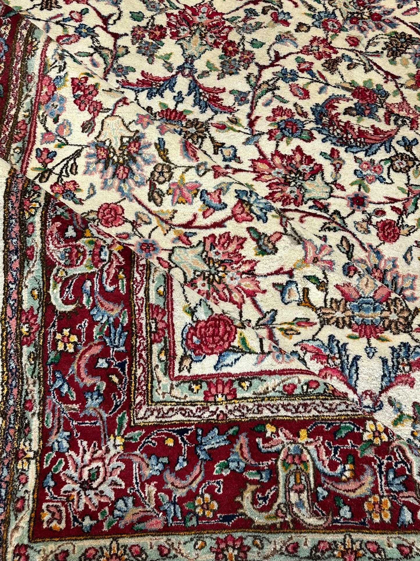 Orientteppich handgeknüpft Lawer Kirman 323x210 cm