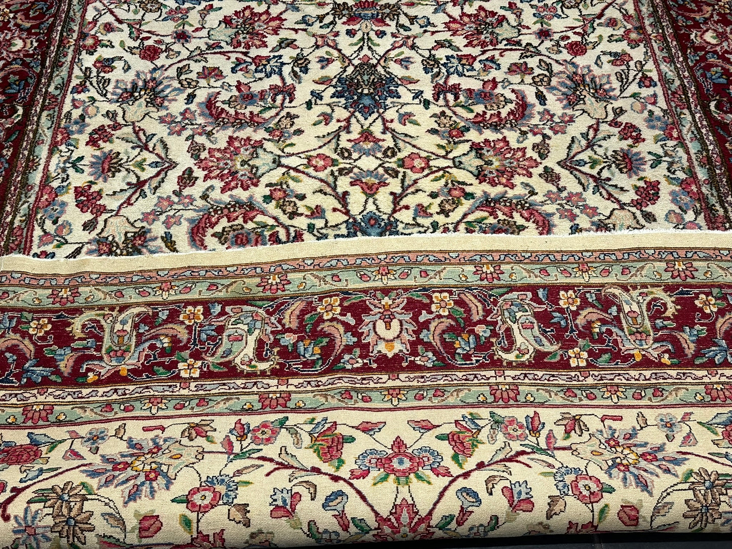 Orientteppich handgeknüpft Lawer Kirman 323x210 cm