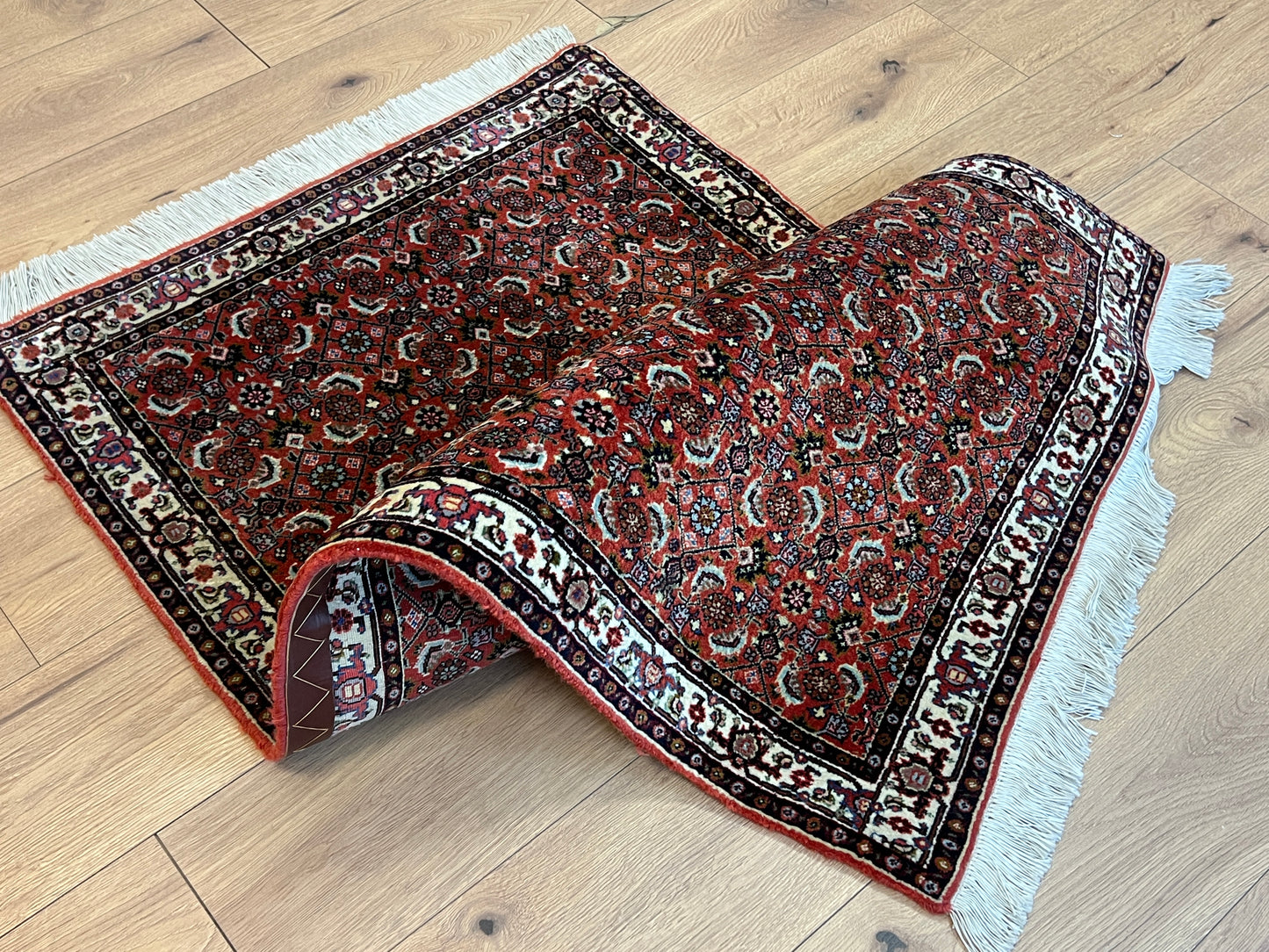 Handgeknüpfter Perser Orientteppich - Bidjar Korkwolle - 142x81 cm