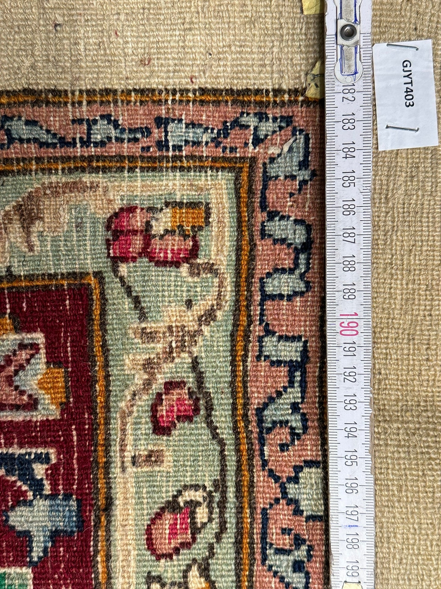 Orientteppich handgeknüpft Lawer Kirman 323x210 cm