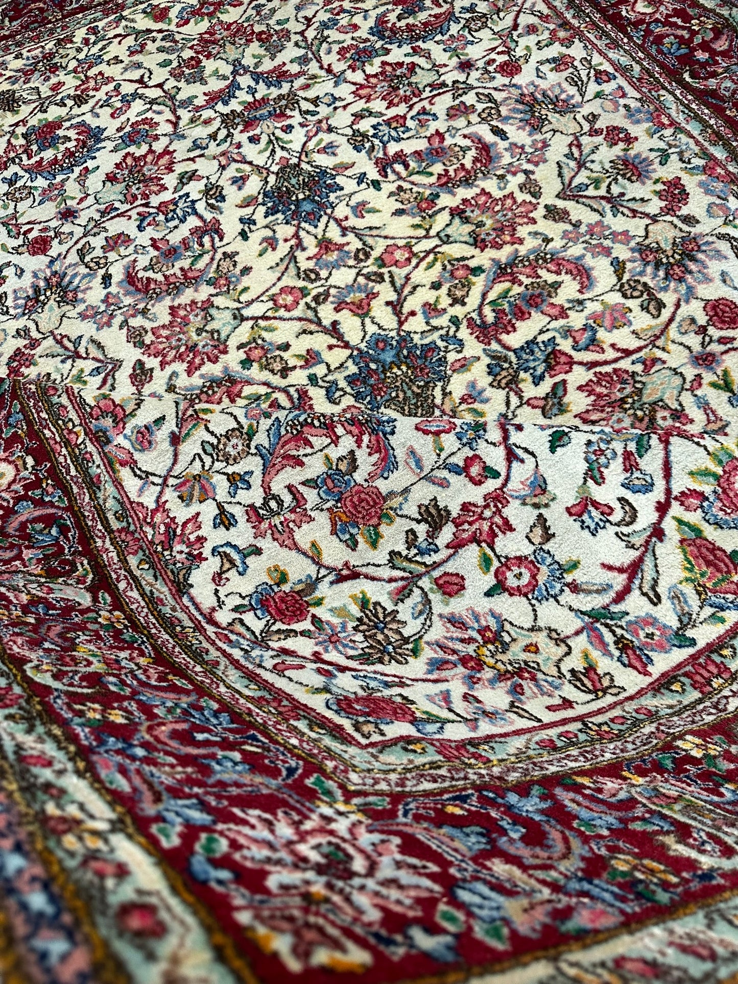 Orientteppich handgeknüpft Lawer Kirman 323x210 cm