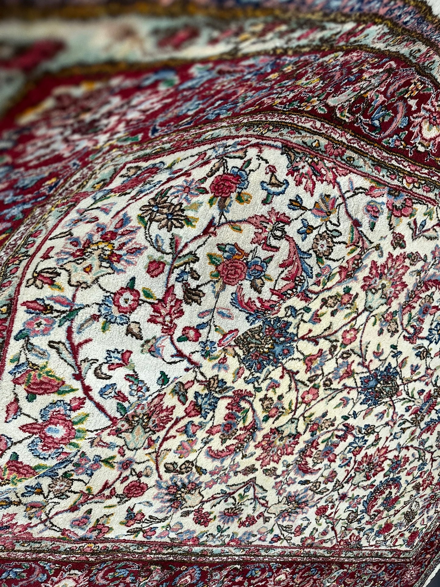 Orientteppich handgeknüpft Lawer Kirman 323x210 cm