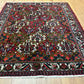 Orientteppich handgeknüpft Bachtiar Feldermotiv Naturfarben 150x118 cm